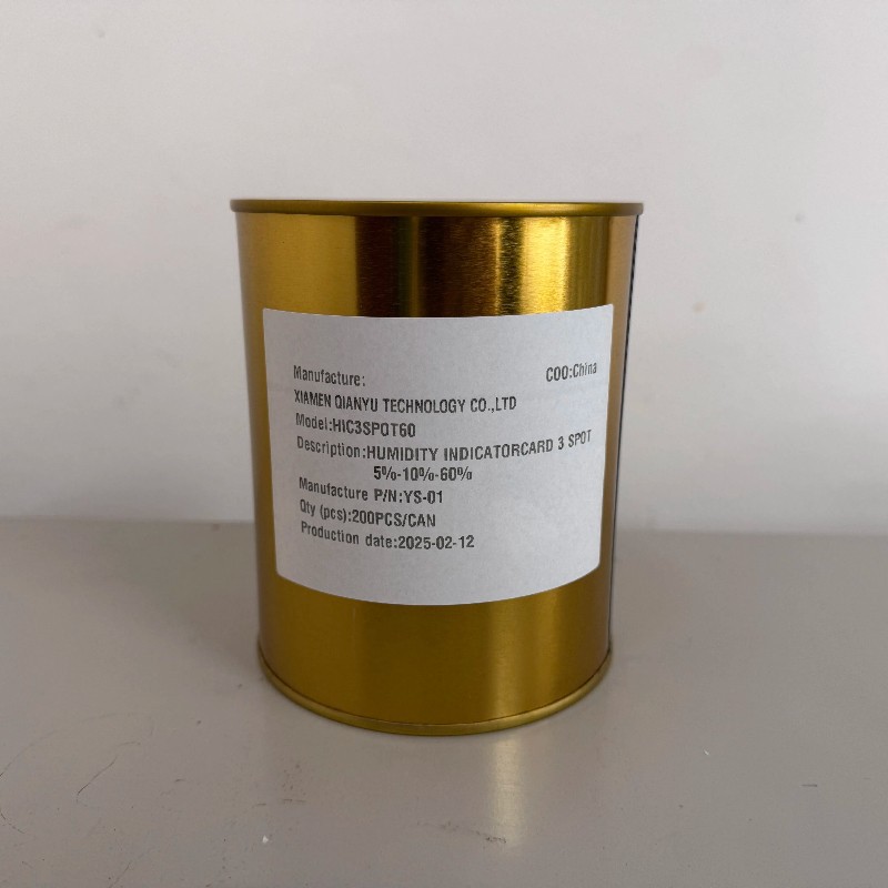 Moisture indicator card
